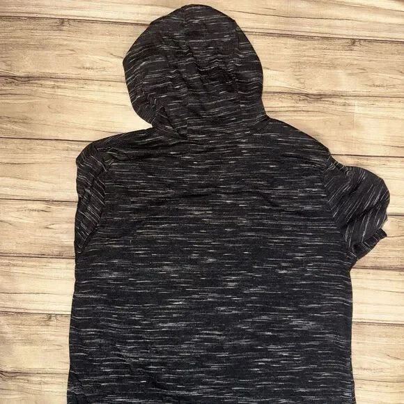 Nike Women's Legend Veneer Black/White Long Sleeve Medium Hoodie - Picture 5 of 9